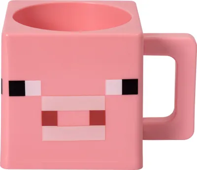 Produktbild von Minecraft Pig Cube Tasse – Mikrowellengeeignet, 290 ml