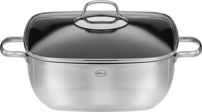 Produktbild von RÖSLE Schmorkasserolle Schmortopf eckig hoch STYLE 28 cm Antihaft