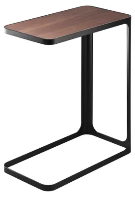 Productafbeelding van YAMAZAKI 7203 Frame bijzettafel, zwart, staal/hout, 24 x 45 x 52 cm