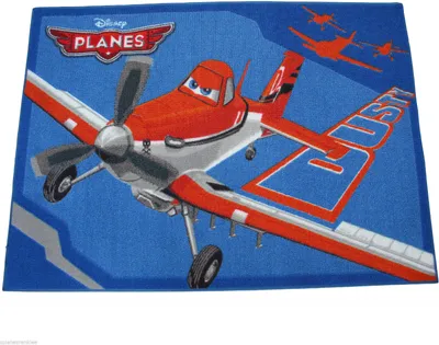 Produktbild von Disney Planes Teppich 133x95 cm Kinderteppich Spielteppich Dusty Plane Flugzeug