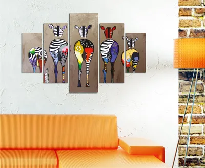Produktbild von Wallity, ST283- MIR2936, Bunt, Leinwandbilder, 92 x 56 cm, 100% MDF (Dicke: 3 mm)