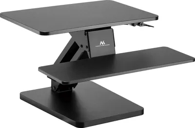 Image de Bureau à poser Poste de travail assis-debout Réglable en hauteur Bureau d'ordinateur Homeoffice