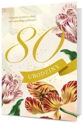 Obrázek produktu pro Narozeninové přání 80 K. B6-1908
