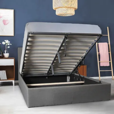 Produktbild von Bettkasten PARMA / Bettkasten 140x190 - Dunkelgrau