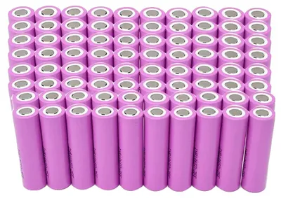 Obrázek produktu pro Baterie 18650, 3500 mAh, dobíjecí lithium-iontová, 80 kusů