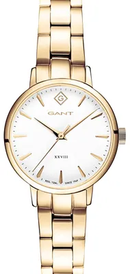 Produktbild von GANT Damenuhr Quarzuhr gold onesize Damen 28 mm G126001, G126004