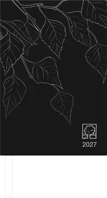 Produktbild von Buchkalender 1T/1S anthrazit Blauer Engel 2027
