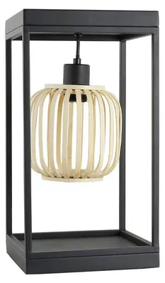 Obrázek produktu pro HOME DELUXE Stolní lampa ZITA - černá | Stolní lampa Noční lampička Stolní lampička