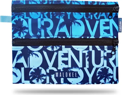 Immagine prodotto di Zippak borsa cosmetica da viaggio, borsa con due scomparti, blu