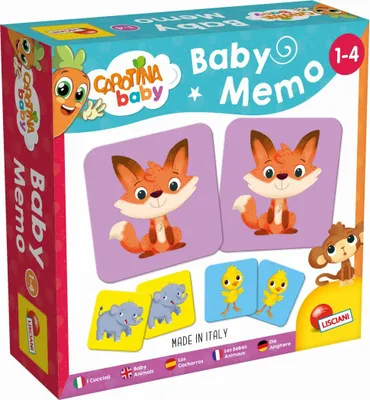 Obrázok produktu pre CAROTINA BABY PEXESO - zvieratá
