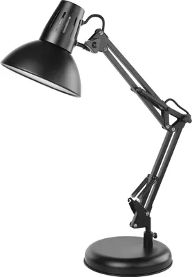 EMOS Stolní lampa DUSTIN na žárovku E27, černá, Z7612B