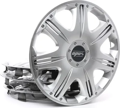 Immagine prodotto di 4 coprimozzi da 16" pollici argento Copricerchi Copriruota 16 OPUS ARGO