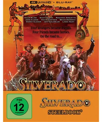 Produktbild von PLAION Silverado (Limitiertes Steelbook, 4K-UHD+Blu-ray), Film, Blu-ray, Deutsch, Englisch, 133 min, Silverado, Western