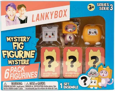 Immagine prodotto di Lankybox - Mini figurine misteriose, confezione da 6, multicolore