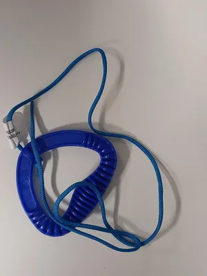 Imagen del producto de Cuerda de trineo de plástico, longitud 118 cm, color azul