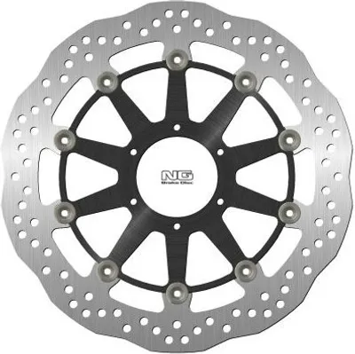 Produktbild von Ng Vordere Bremsscheibe Für Honda Cbr1000Rr '09-19 (320X74X5Mm) (6X6.5Mm) Wave Floating (Aluminium Center)