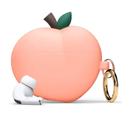 Immagine prodotto di Custodia Elago Peach compatibile con Apple AirPods Pro 2, design 3D Peach