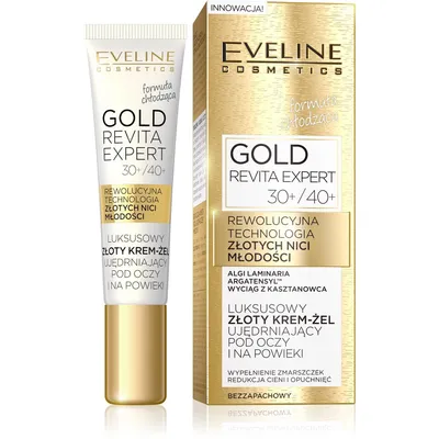 Zdjęcie produktu dla Eveline Gold Revitalizing krem na dzień i na noc 30+/40+ 15 ml