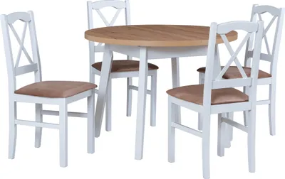Produktbild von Esszimmer-Set 4x "Nilo 11" Stühle + "Oslo 3L" Tisch