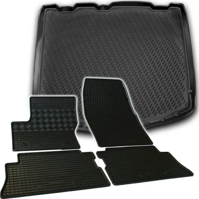 Produktbild von Gummi Kofferraumwanne + Fußmatten Set für Ford Kuga MK2, Bj. 3/2013-1/2016