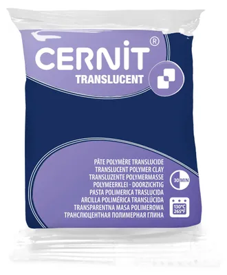 Produktbild von Cernit 6x Cernit Translucent 56 g Heidelbeere CE0920056249C