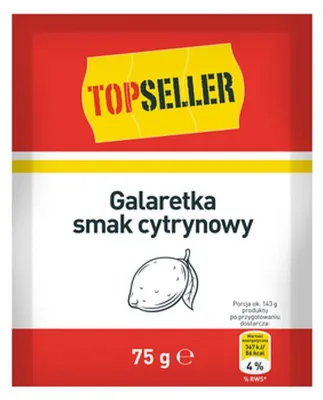 Obrázek produktu pro Tops Galaretka cytrynowa 75 g