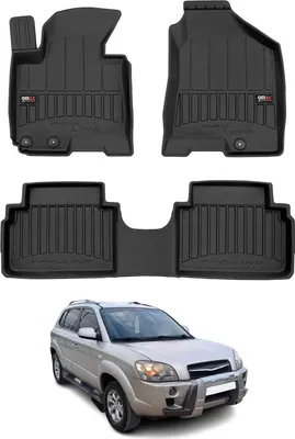 Immagine prodotto di 2009-2015 Hyundai Tucson tappetini TPE nero 3 pz