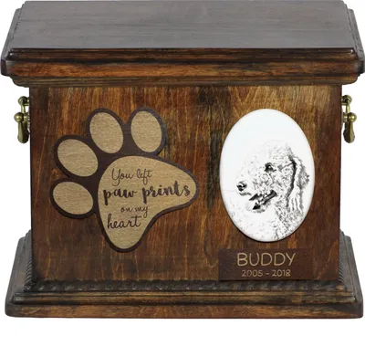 Imagen del producto de Art-Dog Urna funeraria para mascotas – Bedlington Terrier
