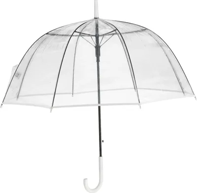 Produktbild von Regenschirm Glockenschirm Schirm Regen Glockenform rund klar transparent Ø 85 cm