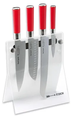 Produktbild von F. DICK Red Spirit Messerblock 4Knives (4-tlg, Messer Set, Messerset) 8177200-05
