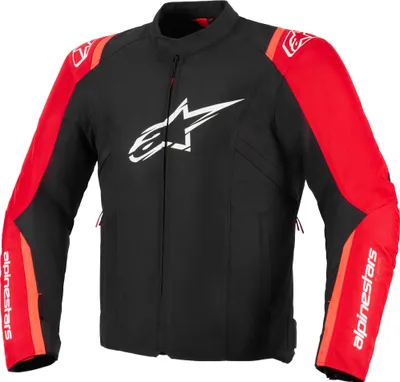 Produktbild von Alpinestars T-SPS V2 wasserdichte Motorrad Textiljacke, schwarz/neon-rot, M