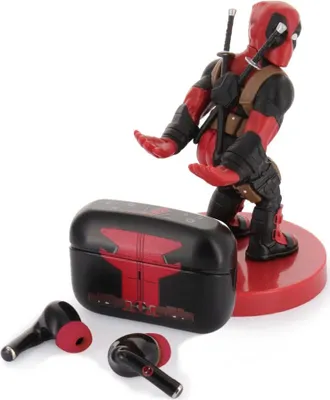 Immagine prodotto di Exquisite Gaming - Słuchawki bezprzewodowe Marvel Deadpool z mini figurką