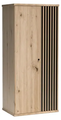 Produktbild von Kleiderschrank NAKUSP - Eiche - Lamellen - 87 x 191 x 58 cm