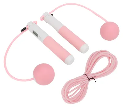 Produktbild von Springseil mit intelligentem Zählwerk, einstellbarem Gewicht, Kabel, kabellos, 2 Modi – Springseil für Training und Fitness