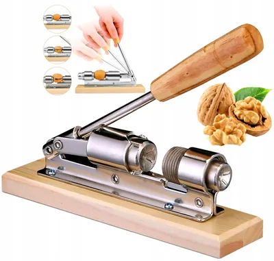 Produktbild von Nussknacker - Robuster Nussknacker - Einfaches Nüsse knacken - Sicherer Griff - Vielseitig einstellbar - Langlebig - Müheloses Nusserlebnis