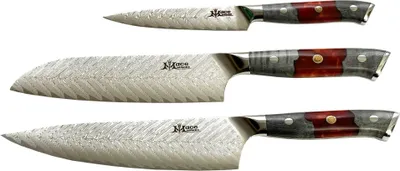 Produktbild von MaceMaker Red Snapper SanMai Küchenmesser 3 Stück
