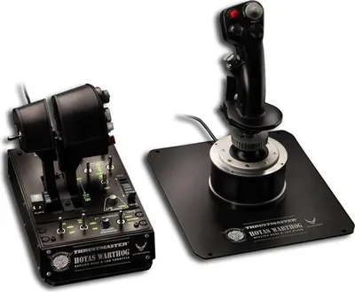 Image de Joystick HOTAS Thrustmaster Warthog, PC, Technologie H.E.A.R.T, Manette des gaz, Afterburner débrayable