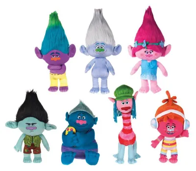 Produktbild von Trolls Plüschfiguren 25cm sortiert