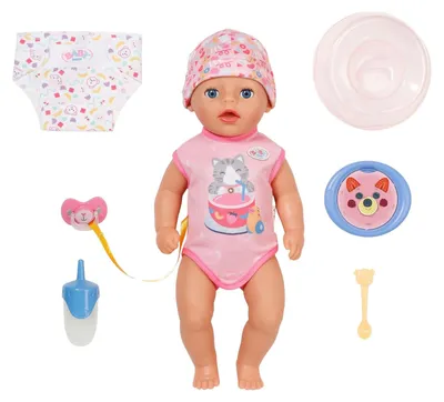 Image de BABY born Soft Touch, poupée Little Girl Lena, rose - 36 cm