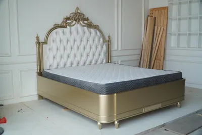 Obrázok produktu pre Chesterfield drevená manželská posteľ postele dizajn čalúnená posteľ manželstvo spálňa 180x200