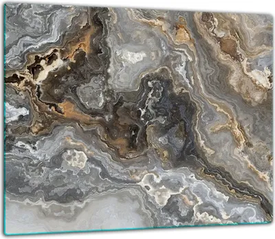 Obrázek produktu pro Krycí desky varné desky Skleněný kryt varné desky 60x52cm mozaika mramor