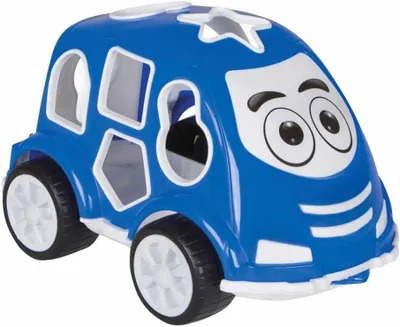Productafbeelding van Kindereducatief spel vormauto - Optrekauto - Bevordert speelplezier en fijne motoriek