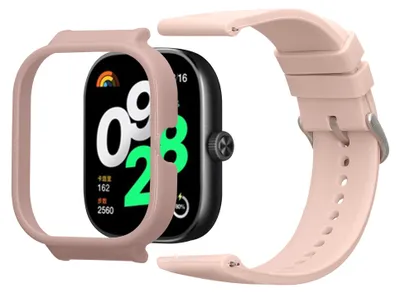 Produktbild von kwmobile Ersatzarmband mit Eckenschutz Hülle kompatibel mit Xiaomi kwmobile Armband - Kantenschutz-Schutzhülle und Ersatzband aus Silikon und