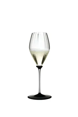 Produktbild von Riedel Champagnerglas Fatto A Mano Performance - Schwarze Bodenplatte - 375 ml