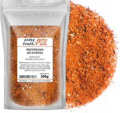 Zdjęcie produktu dla PRZYPRAWA DO GYROSA 200g Aromatyczna mieszanka naturalna jakość Kol-Pol