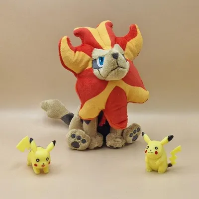 Zdjęcie produktu dla Pokemon Pyroleo  Przytulanka - 19 cm miękka zabawka Pyroar