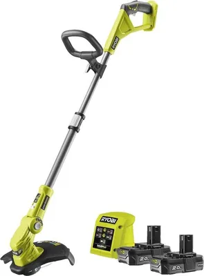Image de Coupe-bordures 18 volts avec 2 batteries et chargeur - Batterie Li-Ion 2,0 Ah