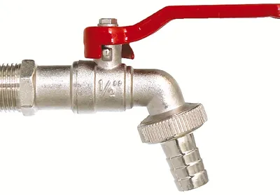 Produktbild von Sanitop Kugelauslaufventil 3/4" ms-mattchrom