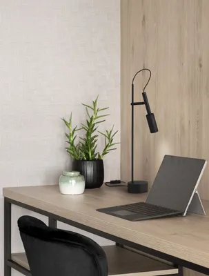 Produktbild von Nova Luce JOY LED Tischleuchte Schwarz 7W Warmweiss 54,5x10,5cm 9010234