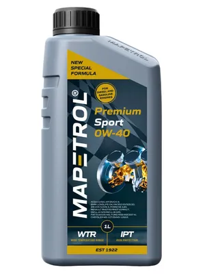 Produktbild von MAPETROL Premium Sport für 0W-40 1 Liter Motoröl Motorenöl Synthetisch Longlife-04 502 00 505 00 LL-A-025 LL-B-025 A40 RN0700 RN0710 MS-10725 RN17 Öl